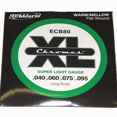 D'ADDARIO ECB80 -- ������ ��� ���-������, Light, 40-95, Long Scale