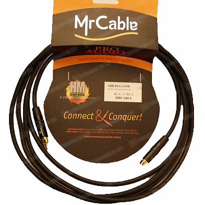 MrCABLE AIJR-02-GA -- �������������� ������, Jack 1/4" mono <= => RCA , ����� 2 �