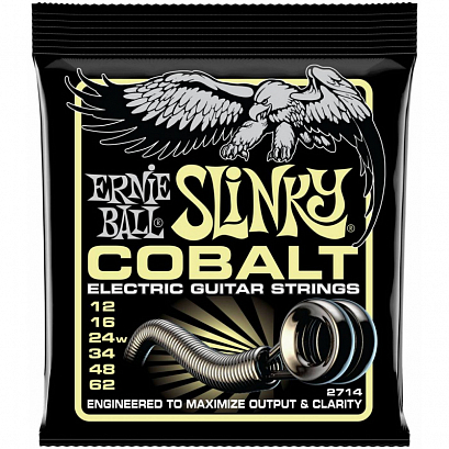 ERNIE BALL 2714 -- ������ ��� ��.������ Cobalt Mammoth Slinky (12-62)