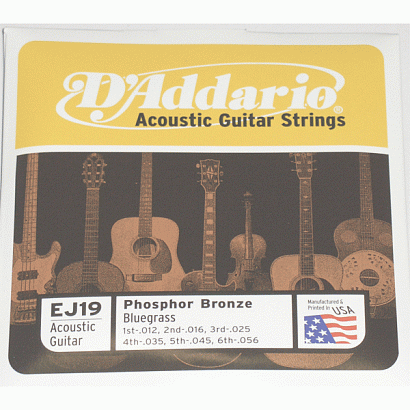D'ADDARIO EJ19 -- ������ ��� ������������ ������, ������/������ , bluegrass 12-56
