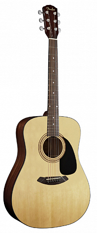 FENDER FA-125 NAT -- ������������ ������, dreadnought, ���� �����������
