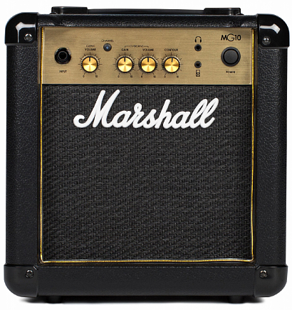MARSHALL MG10G -- комбо гитарный 10Вт, 1х6.5" , 2 канала (Clean, Overdrive), выход на наушни