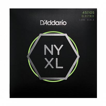 D'ADDARIO NYXL45105 BASS, LIGHT TOP / MED  --   - 45-105