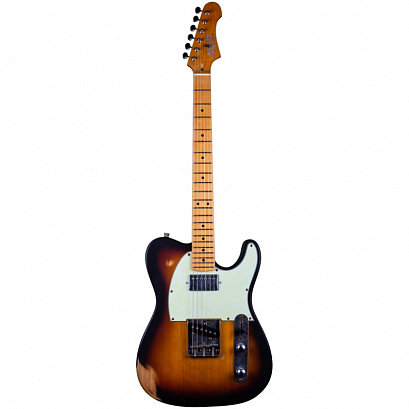 JET JT-350 Relic SB  -- �������������, Telecaster, ������ - ����, 22 ����, ���� Sunburst Relic