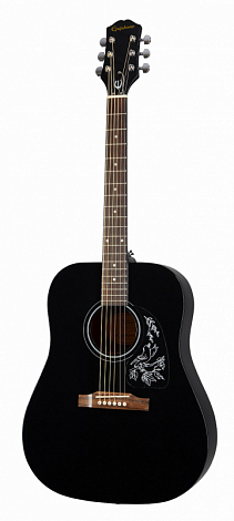 EPIPHONE Starling Ebony -- акустическая гитара, цвет санберст, верхняя дека - ель (ламинат), нижняя 