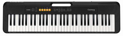 CASIO CT-S100 -- cинтезатор, 61 клавиша, 32 полифония, 122 тембра, адаптер в комплект не входит
