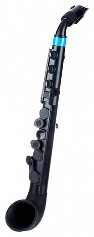 NUVO jSax (Black/Blue)  -- саксофон, строй С(до), материал - АБС-пластик, цвет -чёрный/синий, 