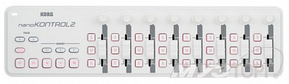 KORG NANOKONTROL2-WH -- ����������� USB-MIDI-����������, 8 ��������, 8 �����������, 24 ������, �����