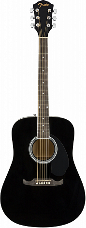 FENDER FA-125 DREADNOUGHT, BLACK WN -- ������������ ������ � ������, ���� ������