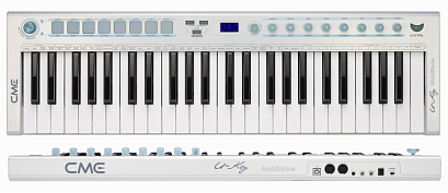 CME U-key V2 White -- ����-����������, 49 ������, USB, midi/1��������/8����.8����.��������