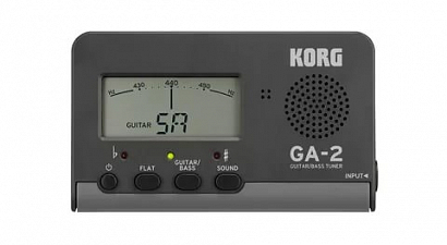 KORG GA-2 -- цифровой тюнер для гитары/бас-гитары. 