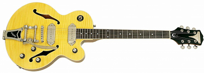 EPIPHONE WILDKAT ANT. NATURAL CH HDWE W/BIGSBY --   ,    