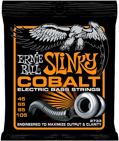 ERNIE BALL 2733 -- ������ ��� ���-������ ������� ������� Cobalt Hybrid Slinky (45-65-85-105)