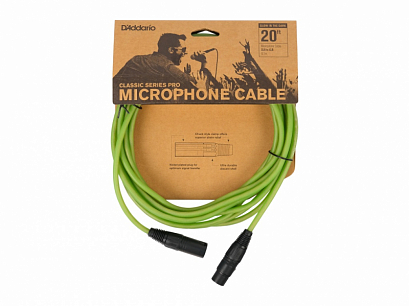 D'ADDARIO PW-CPMIC-20GL Classic Series Pro -- ����������� ������, 6�, ������-������