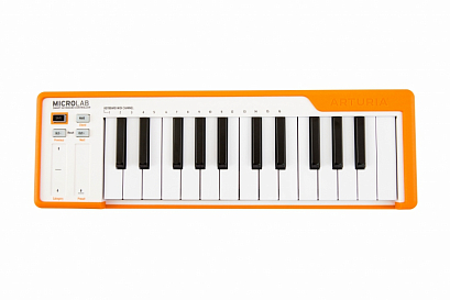 ARTURIA Microlab Orange -- USB MIDI ����-����������, 25 ������, ���� ���������