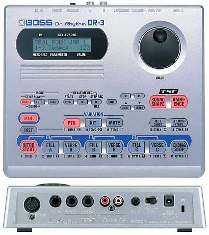 ROLAND DR-3 -- ����-������, LCD-�������, ��������� 12-�� ��������, ��� ������- �������� �����/ �����