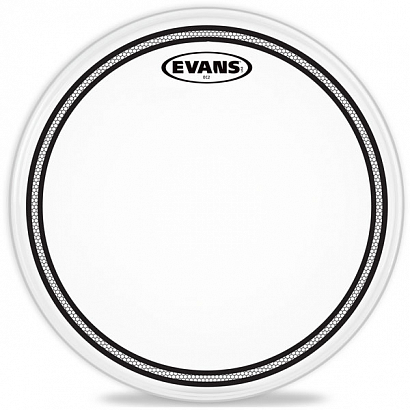 14B EVANS B14EC2S -- пластик для малого барабана на 14", двойной, с прозрачным напылением