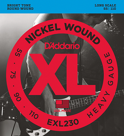 D'ADDARIO EXL230 XL NICKEL WOUND -- ������ ��� ��� ������ Super Soft Long 55-110
