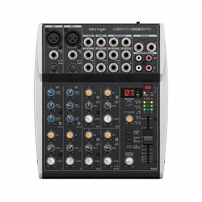 BEHRINGER XENYX 1002SFX -- ��������� �����, 10 �������, USB, DSP �� Klark Teknik