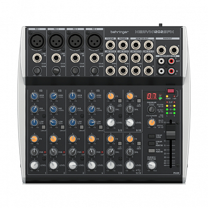 BEHRINGER XENYX 1202SFX -- ��������� �����, 12 �������, 4 ����������� �������������, USB, FX �������