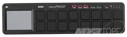 KORG NANOPAD2-BK -- ����������� USB-����������, 6 �������������� � �������� ������� �����, ������, �
