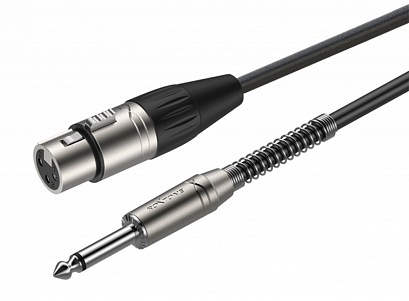 ROXTONE SMXJ210/3 -- кабель микрофонный, D 6мм, XLR (3P-F - 6,3mm JACK (M)  3м.