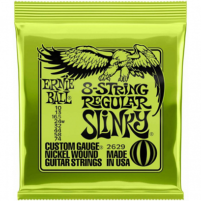 ERNIE BALL 2629 --  ������ ��� 8-�� �������� ������������� Nickel Wound (10-13-16.5-24w-32-44-58-74)