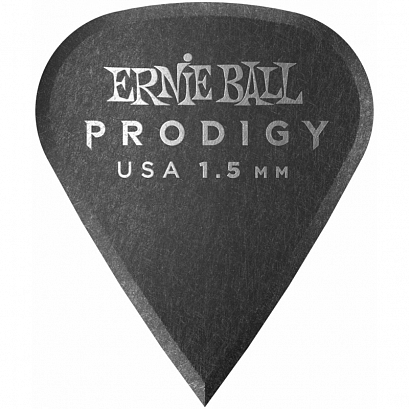 ERNIE BALL 9335 - медиатор, Prodigy/1.5mm/Черный ЦЕНА ЗА 1 ШТ( 6 шт./уп)
