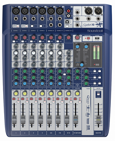 SOUNDCRAFT Signature 10 --   , 10 , 6 x preamps, 2 x dbx Lim., 2 x USB