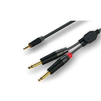 ROXTONE GPTC100/6 -- �����-������ ,3,5mm stereo Jack -2x6,3mm mono Jack, 6�