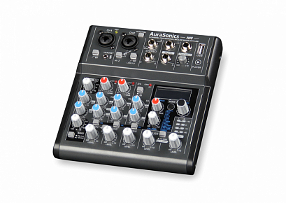 AuraSonics K4 -- ��������� ����� 2 ���.+1 ���.������+FX������ Bluetooth/PC-Audio/USB-����� 