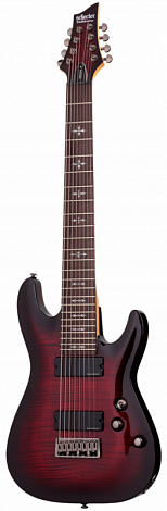 SCHECTER DEMON-8 CRB -- ������������� 8 �����, , ������ ����,���� ����, ���� 24X Jumbo