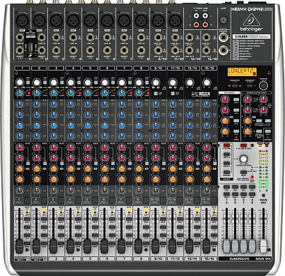 BEHRINGER  X 2442USB -- ��������� �����, 8 ����, 4 ������, 10 ����������� ��������������, 4 AUX-����