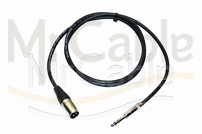 MrCABLE AIJSXM-02-70040-YR -- ����� ������, Jack 1/4" stereo <= => XLR (����), ����� 2 �