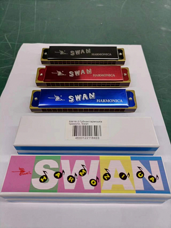 SWAN SW16-2 -- губная гармошка тремоло