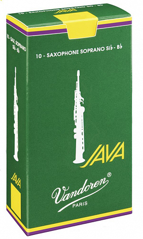 VANDOREN SR 3025 -- трости для саксофона сопрано №2.5 серия JAVA (10шт) ЦЕНА ЗА 1ШТ.