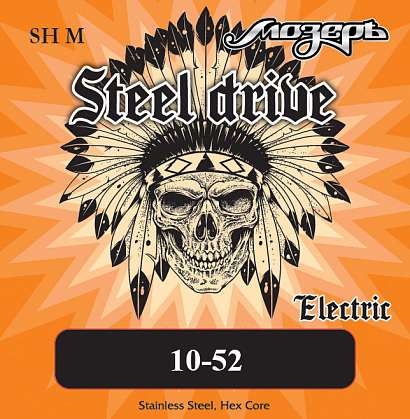 МОЗЕРЪ SH M-- струны для электрогитары  SteelDrive (.010-052).
