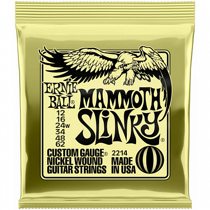 ERNIE BALL 2214 -- ������ ��� ������������� Nickel Wound Slinky Mammoth 12-62