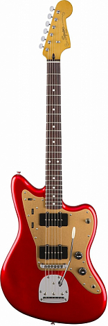 FENDER SQUIER DELUXE JAZZMASTER, ROSEWOOD FINGERBOARD, CANDY APPLE RED --  Jazzmaster