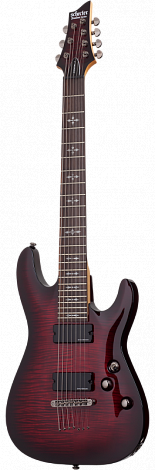 SCHECTER DEMON-7 CRB -- ������������� 7 �����, ������ ����, ���� ����, ���� 24X Jumbo