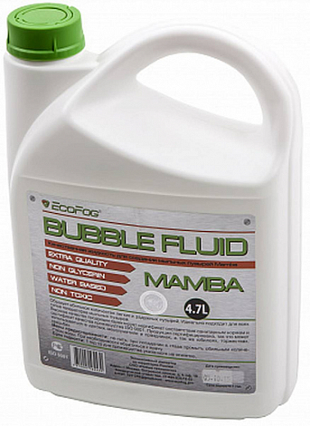EcoFog EF-Mamba -- жидкость для мыльных пузырей