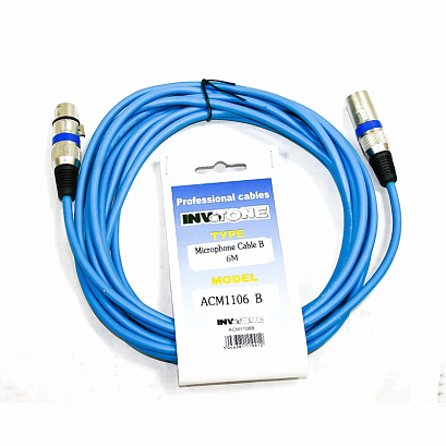 INVOTONE ACM1106В -- микрофонный кабель, XLR<>XLR, длина 6 м