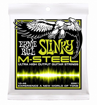 ERNIE BALL 2923 -- ������ ��� �������������, M-steel Super Slinky 9-11-16-24w-32-42