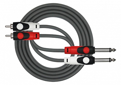 KIRLIN LGA-404 BK /3M -- ������ ��������������, 2 ���� ���� 1,4 - 2 RCA, ����� 3 �.