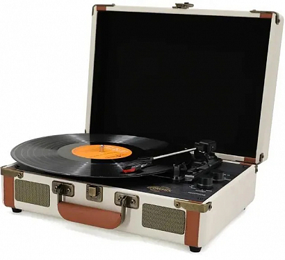 RITMIX LP-130B White -- ��������� �������������, � Bluetooth, ���, �-� ��������, ���, RCA ���,3,5 ��