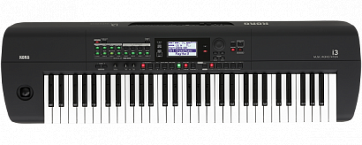 KORG i3 MB -- синтезатор, 61 активных клавиш, 64 полифония, 849 тембров, 270 стилей