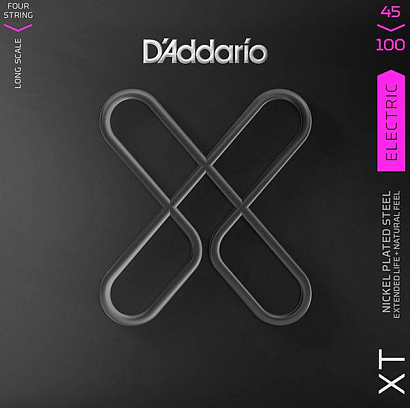 D'ADDARIO XTB45100 XT -- �������� ����� ��� ���-������, ��������������, 45-100, � ���������