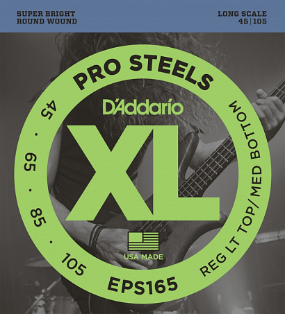 D'ADDARIO EPS165 -- ������ ��� ���-������, ProSteels/Long, 45-105