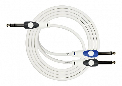 KIRLIN LGY-336 2M --  6,3  Jack stereo - 2 x 6,3  Jack mono, ,  2 .