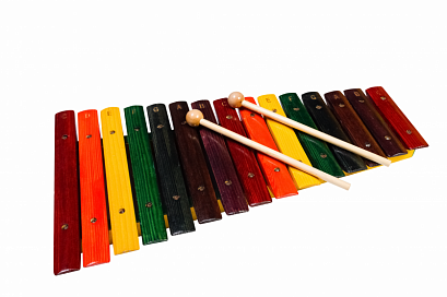 FLIGHT FX-15 C --  ксилофон (15 нот), разноцветный, 2 палочки